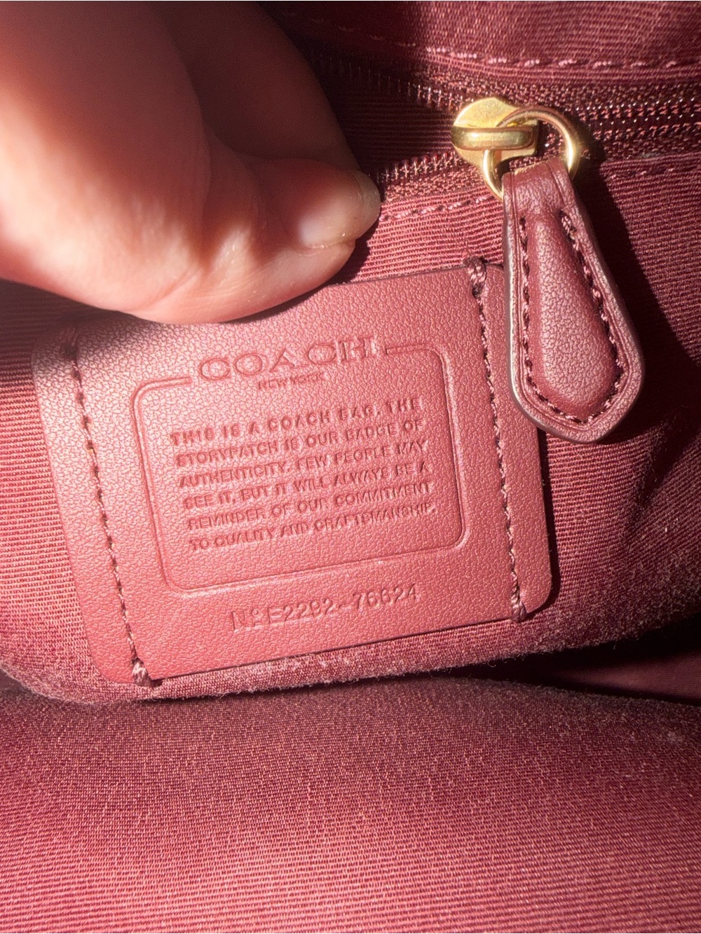 ✨NWOT - Coach Jordyn Backpack Purse✨ - Picture 12 of 12